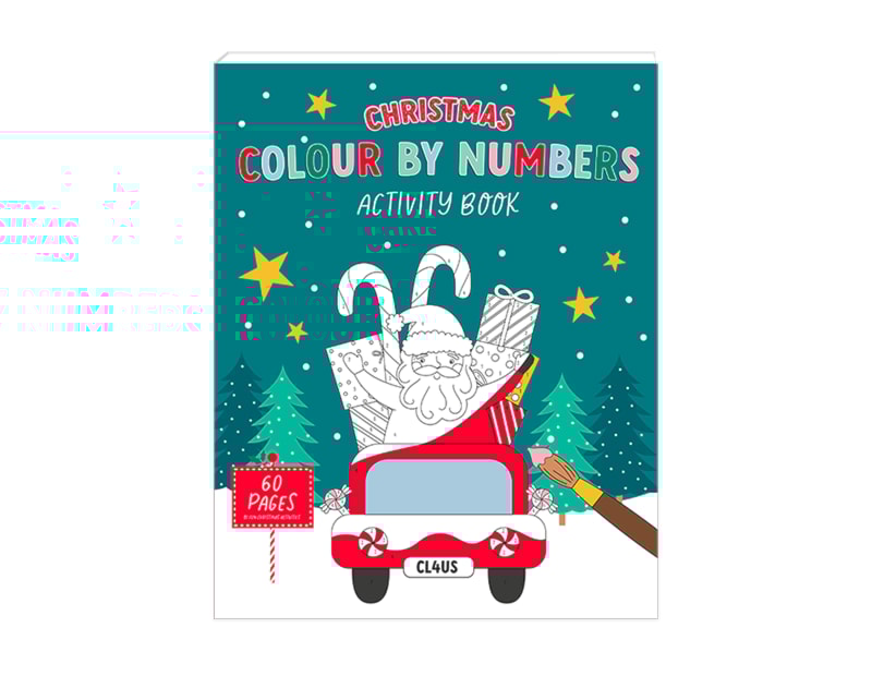 Wholesale Christmas Colour By Numbers Book