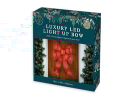 Wholesale Red Luxury LED Light Up Christmas Bow Wholesale Red Luxury LED Light Up Christmas Bow
