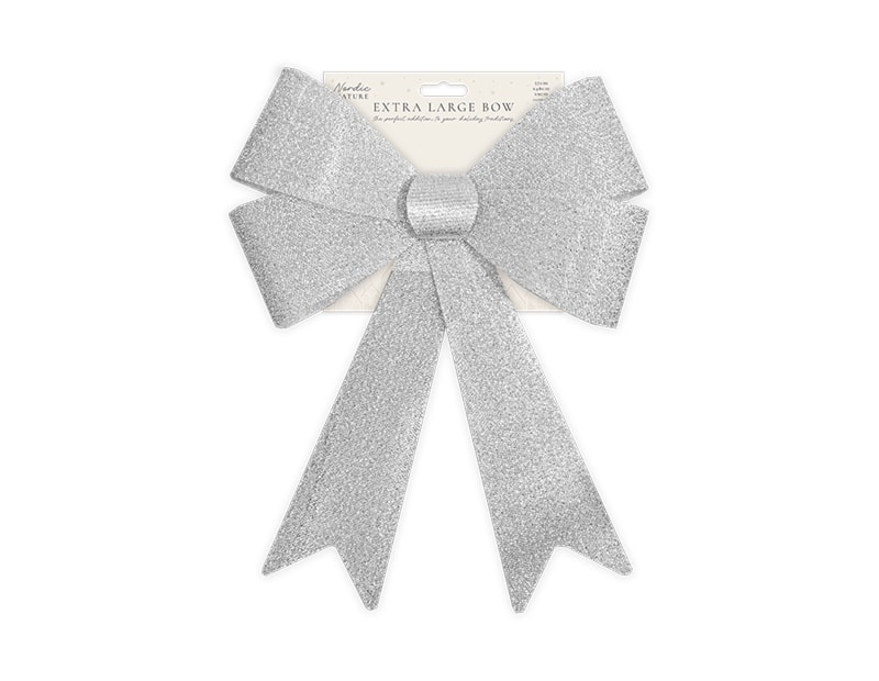 Wholesale Silver Extra Large Foil Bow Wholesale Silver Extra Large Foil Bow