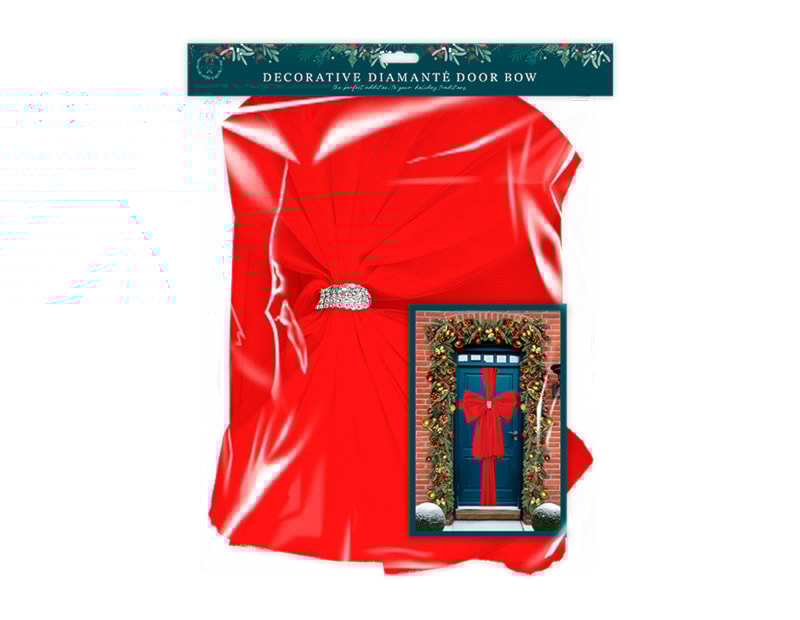 Wholesale Red Diamante Buckle Door Bow Wholesale Red Diamante Buckle Door Bow