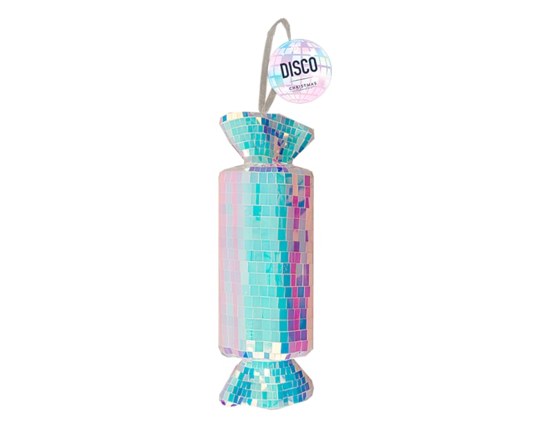 Wholesale Hanging Iridescent Disco Sweet 29cm Wholesale Hanging Iridescent Disco Sweet 29cm