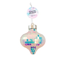 Wholesale Hanging Iridescent Disco Bauble 10cm Wholesale Hanging Iridescent Disco Bauble 10cm