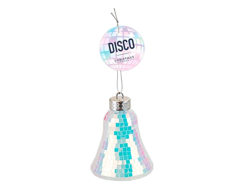 Wholesale Hanging Iridescent Disco Bell 10cm Wholesale Hanging Iridescent Disco Bell 10cm