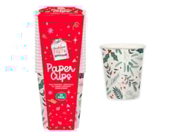 Wholesale Christmas Printed Paper Cups 20pk Wholesale Christmas Printed Paper Cups 20pk