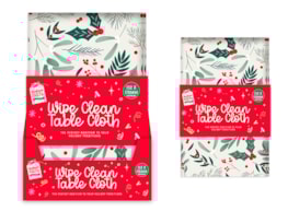 Wholesale Christmas Printed Wipe Clean Tablecloth 132 x 178cm CDU Wholesale Christmas Printed Wipe Clean Tablecloth 132 x 178cm CDU