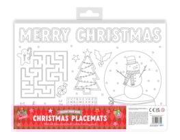 Wholesale Christmas Colour In Your Own Placemat 6pk Wholesale Christmas Colour In Your Own Placemat 6pk