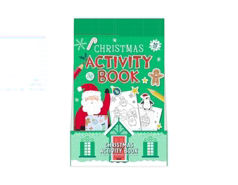 Wholesale Christmas A4 Activity Book 40 Page CDU Wholesale Christmas A4 Activity Book 40 Page CDU