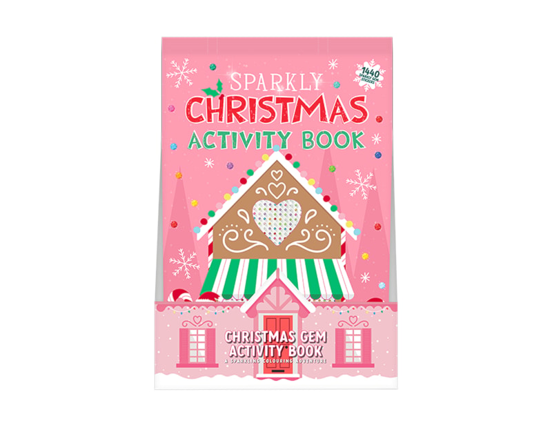 Wholesale Christmas Childrens Gem Activity Book CDU Wholesale Christmas Childrens Gem Activity Book CDU