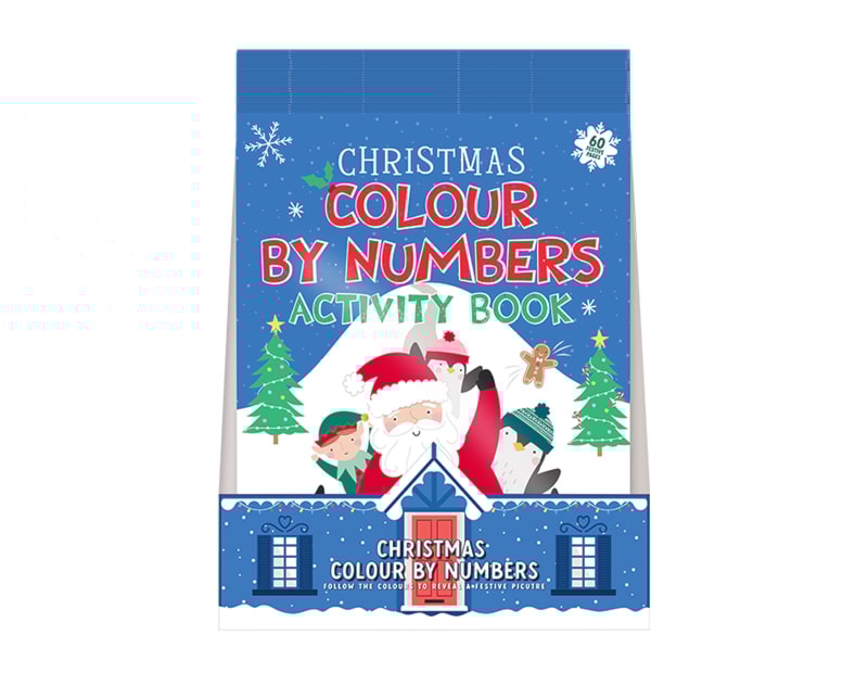 Wholesale Christmas Colour By Numbers Book CDU Wholesale Christmas Colour By Numbers Book CDU