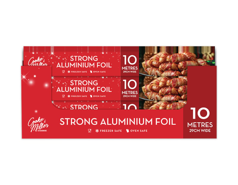 Wholesale Aluminium Kitchen Foil 10m x 290mm CDU Wholesale Aluminium Kitchen Foil 10m x 290mm CDU