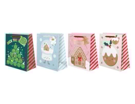 Wholesale Medium Christmas Gift Bag - Assortment 3 Wholesale Medium Christmas Gift Bag - Assortment 3