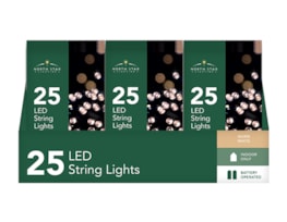 Wholesale 25 Battery Operated Warm White String Lights 2.7m CDU Wholesale 25 Battery Operated Warm White String Lights 2.7m CDU