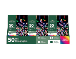 Wholesale 50 Battery Operated Multi-Coloured String Lights 5.9m CDU