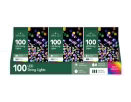 Wholesale 100 Battery Operated Multi-Coloured String Lights 10.9m CDU