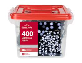 Wholesale 400 LED Mains Operated Bright White String Lights with Storage Box