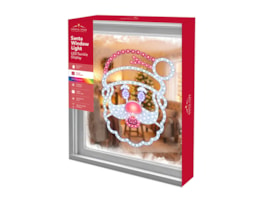 Wholesale LED Mains Operated Twinkle Santa Window Light 34cm