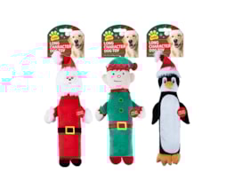 Wholesale Christmas Long Character Squeaky Dog Toy Wholesale Christmas Long Character Squeaky Dog Toy