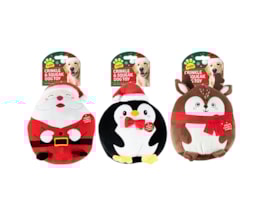 Wholesale Christmas Squishy Crinkley & Squeaky Dog Toy Wholesale Christmas Squishy Crinkley & Squeaky Dog Toy