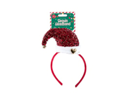 Wholesale Mrs Claus Sequin Headband Wholesale Mrs Claus Sequin Headband