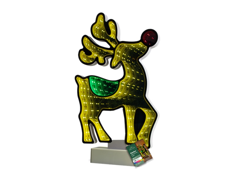 Wholesale LED Battery Operated Infinity Reindeer Light 31.5cm Wholesale LED Battery Operated Infinity Reindeer Light 31.5cm
