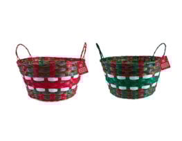 Wholesale Round Wicker Basket with Handles 30cm