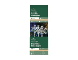 Wholesale LED Battery Operated Warm White Snowflake Stake Lights 3pk CDU Wholesale LED Battery Operated Warm White Snowflake Stake Lights 3pk CDU
