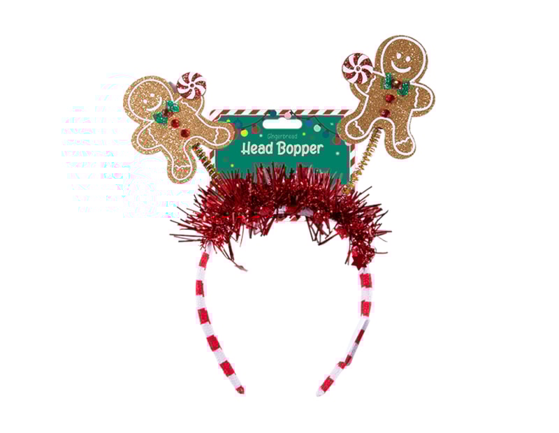 Wholesale Gingerbread Head Bopper Wholesale Gingerbread Head Bopper