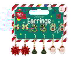Christmas Earrings 6pk Christmas Earrings 6pk