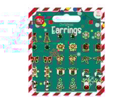 Christmas Earrings 15pk