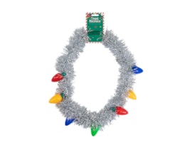 Flashing Tinsel Necklace