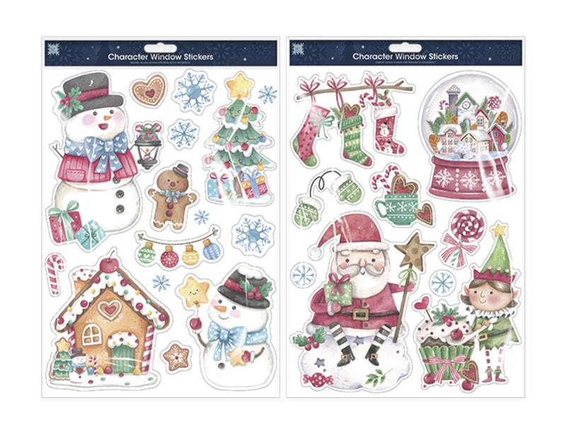 Wholesale Christmas Character Window Stickers Wholesale Christmas Character Window Stickers