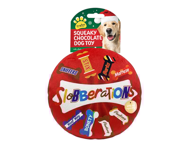 Wholesale Christmas Chocolate Box Squeaky Dog Toy Wholesale Christmas Chocolate Box Squeaky Dog Toy