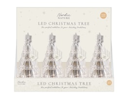 LED Battery Operated Warm White Christmas Tree 11cm CDU LED Battery Operated Warm White Christmas Tree 11cm CDU