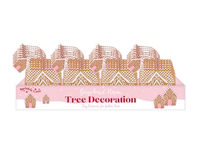 Wholesale Gingerbread House Tree Decoration CDU Wholesale Gingerbread House Tree Decoration CDU
