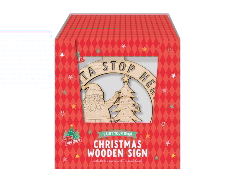 Wholesale Paint Your Own Wooden Sign CDU Wholesale Paint Your Own Wooden Sign CDU