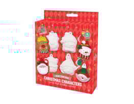 Wholesale Paint Your Own Christmas Characters 4pk Wholesale Paint Your Own Christmas Characters 4pk