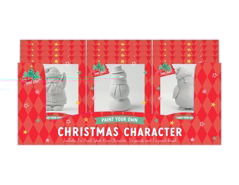 Wholesale Paint Your Own Christmas Character CDU Wholesale Paint Your Own Christmas Character CDU