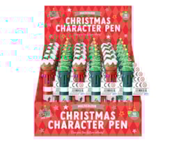 Wholesale Christmas Character 10 Colour Pen CDU Wholesale Christmas Character 10 Colour Pen CDU