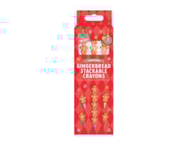 Wholesale Gingerbread Stackable Crayons 3pk Wholesale Gingerbread Stackable Crayons 3pk