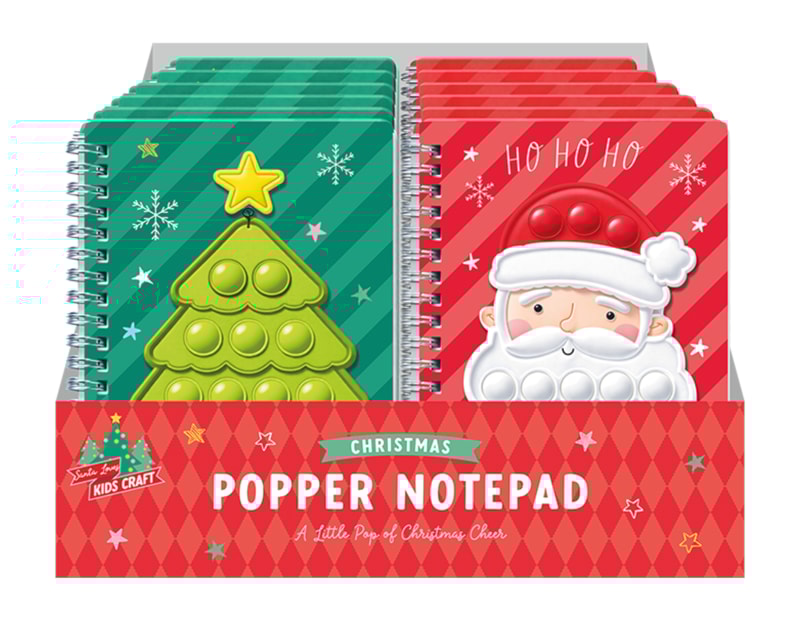 Wholesale Christmas Character Popper Notebook CDU Wholesale Christmas Character Popper Notebook CDU