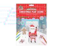Wholesale Christmas Colour Your Own Play Scene