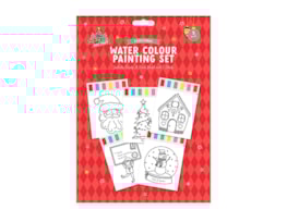 Wholesale Christmas Water Colouring Painting Set Wholesale Christmas Water Colouring Painting Set