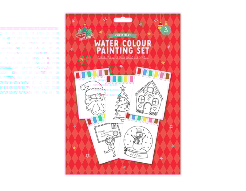 Wholesale Christmas Water Colouring Painting Set Wholesale Christmas Water Colouring Painting Set