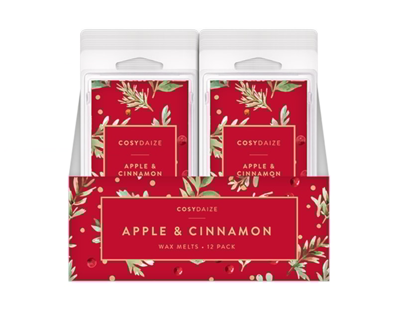 Wholesale Christmas Apple and Cinnamon Wax Melts 12pk CDU Wholesale Christmas Apple and Cinnamon Wax Melts 12pk CDU