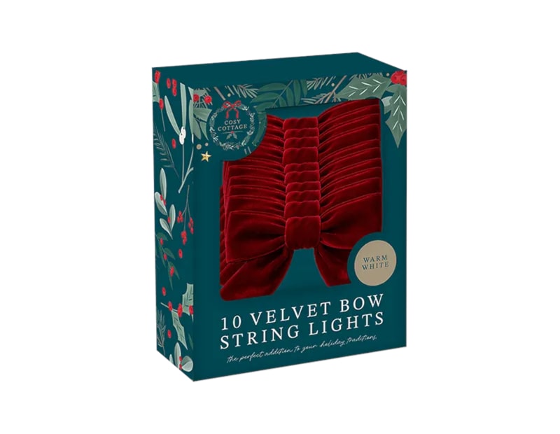 Wholesale Velvet Bow String Lights Wholesale Velvet Bow String Lights