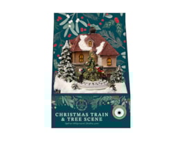 Wholesale Light Up Rotating Musical Christmas Train And Tree Scene Wholesale Light Up Rotating Musical Christmas Train And Tree Scene