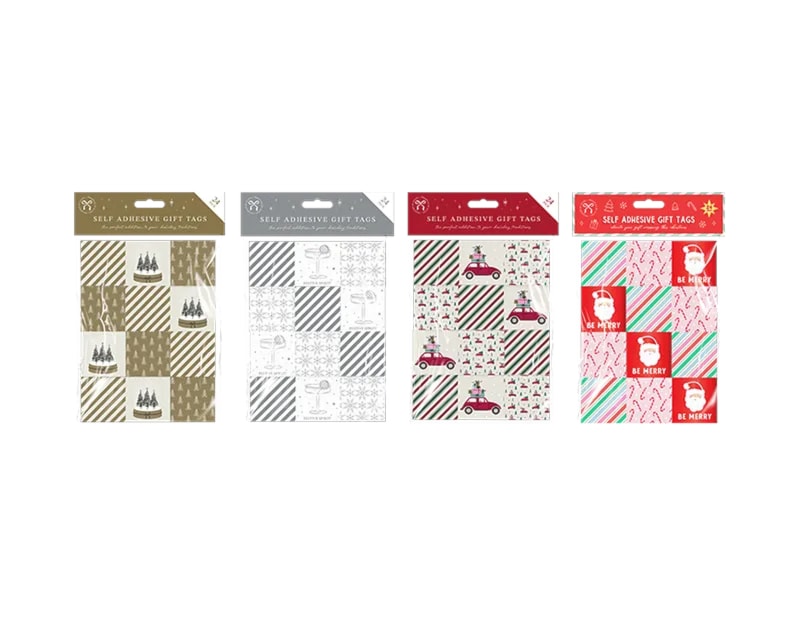 Wholesale Self Adhesive Gift Tags 24pk Wholesale Self Adhesive Gift Tags 24pk