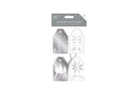 Wholesale Luxury Silver Gift Tags 20pk Wholesale Luxury Silver Gift Tags 20pk