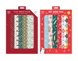 Wholesale Christmas Gift Wrap 10pk Wholesale Christmas Gift Wrap 10pk