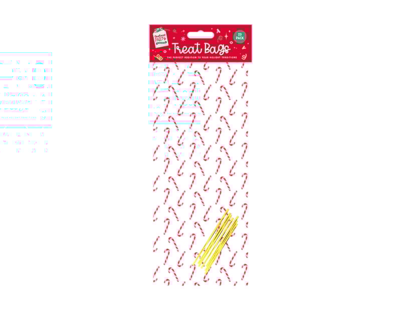 Wholesale Christmas Treat Bags 20pk Wholesale Christmas Treat Bags 20pk